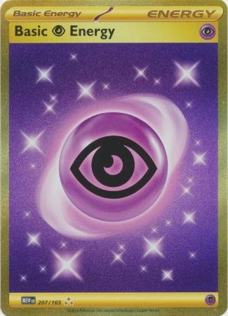 207/165 - Basic Psychic Energy - Gold Secret Rare