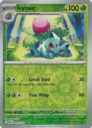 002/165 - Ivysaur - Uncommon Reverse Holo