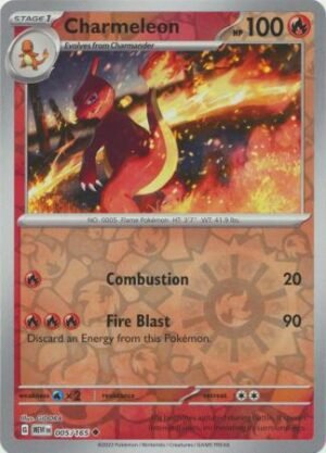 005/165 - Charmeleon - Uncommon Reverse Holo