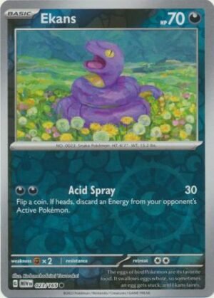 1788886.jpg 023/165 - Ekans - Common Reverse Holo