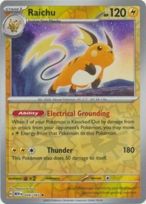 1788888.jpg 026/165 - Raichu - Holo Rare Reverse Holo