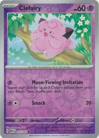 035/165 - Clefairy - Common Reverse Holo