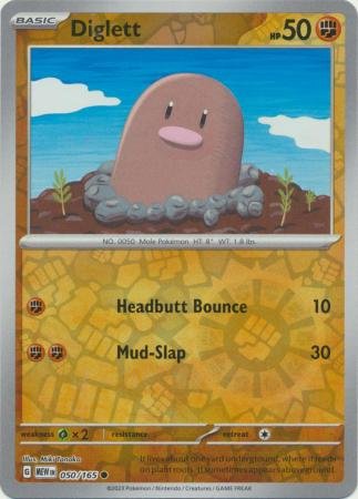 050/165 - Diglett - Common Reverse Holo