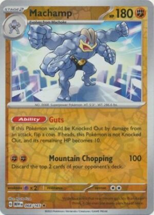 068/165 - Machamp - Holo Rare Reverse Holo