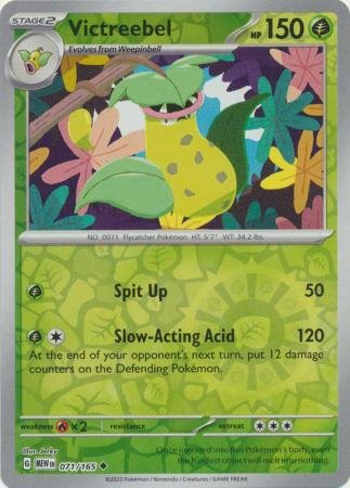 071/165 - Victreebel - Uncommon Reverse Holo