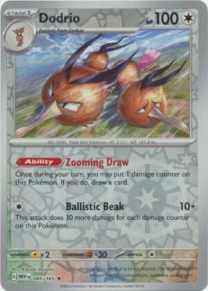 085/165 - Dodrio - Holo Rare Reverse Holo