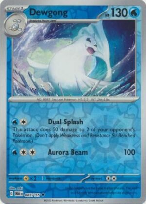 087/165 - Dewgong - Uncommon Reverse Holo