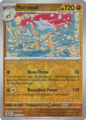 1788963.jpg 105/165 - Marowak - Holo Rare Reverse Holo