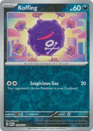 109/165 - Koffing - Common Reverse Holo