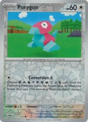 137/165 - Porygon - Common Reverse Holo