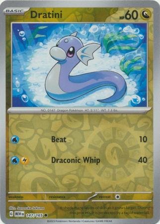 147/165 - Dratini - Common Reverse Holo