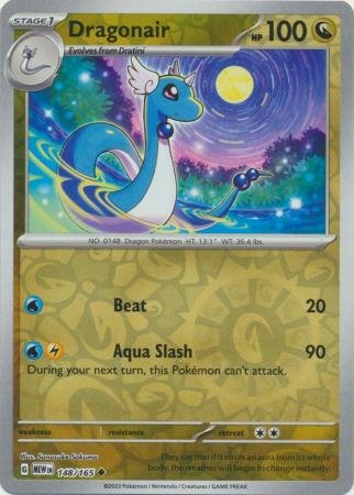148/165 - Dragonair - Uncommon Reverse Holo