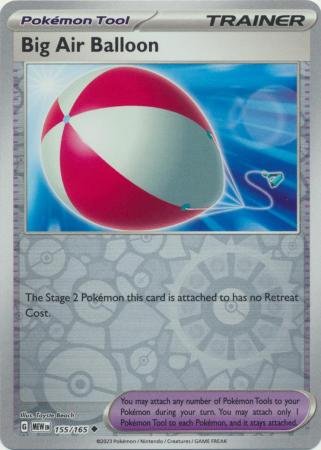 155/165 - Big Air Balloon - Uncommon Reverse Holo