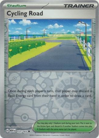 157/165 - Cycling Road - Uncommon Reverse Holo