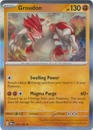 093/182 - Groudon - Holo Rare