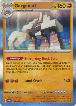 104/182 - Garganacl - Holo Rare