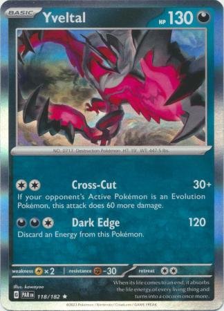 118/182 - Yveltal - Holo Rare