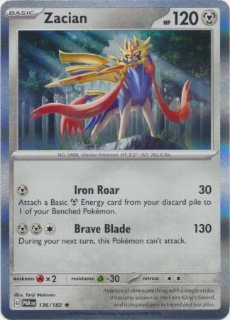 136/182 - Zacian - Holo Rare