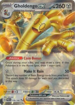 139/182 - Gholdengo ex - Ultra Rare