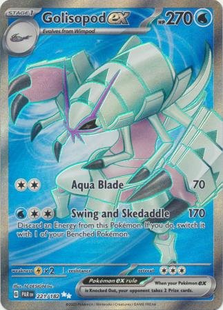 221/182 - Golisopod ex - Full Art Secret Rare