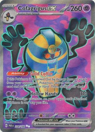 224/182 - Cofagrigus ex - Full Art Secret Rare
