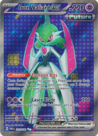 225/182 - Iron Valiant ex - Full Art Secret Rare