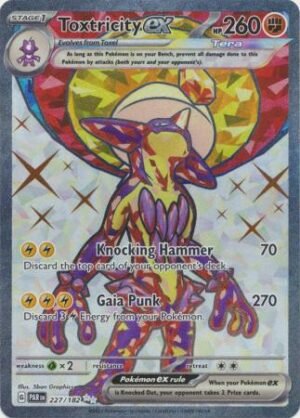 227/182 - Toxtricity ex - Full Art Secret Rare
