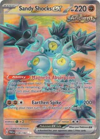 228/182 - Sandy Shocks ex - Full Art Secret Rare