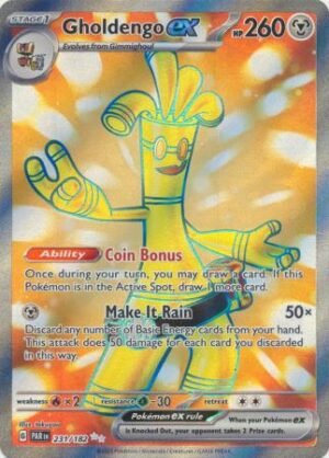 231/182 - Gholdengo ex - Full Art Secret Rare