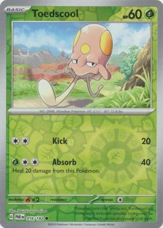 016/182 - Toedscool - Common Reverse Holo