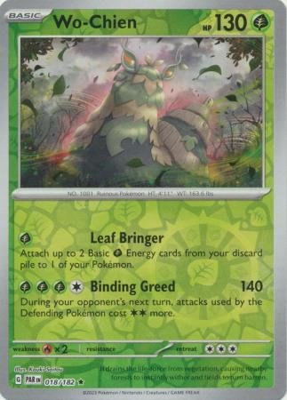018/182 - Wo-Chien- Holo Rare Reverse Holo