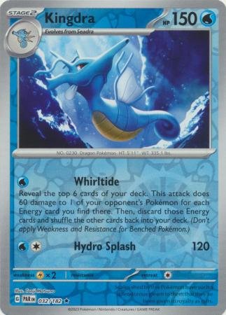 032/182 - Kingdra - Holo Rare Reverse Holo
