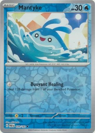 039/182 - Mantyke - Common Reverse Holo