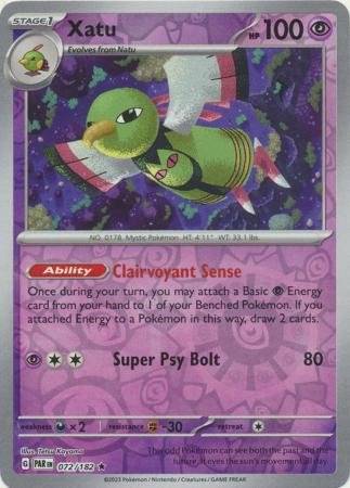 072/182 - Xatu - Holo Rare Reverse Holo