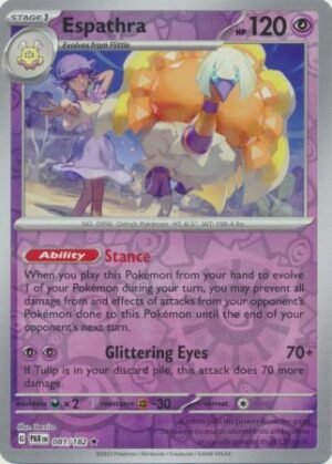 081/182 - Espathra - Holo Rare Reverse Holo