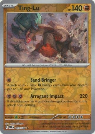 109/182 - Ting-Lu- Holo Rare Reverse Holo