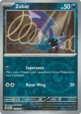 110/182 - Zubat - Common Reverse Holo