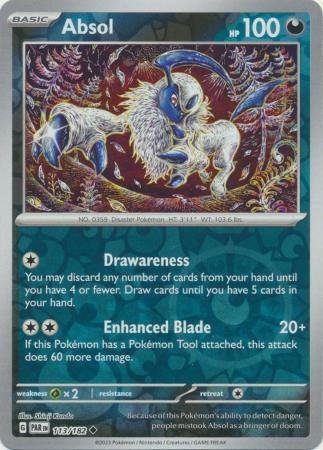 113/182 - Absol - Uncommon Reverse Holo