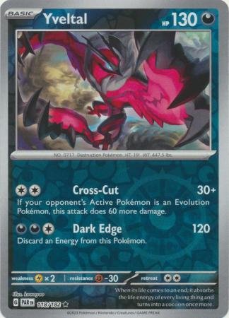 118/182 - Yveltal - Holo Rare Reverse Holo