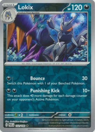 122/182 - Lokix - Holo Rare Reverse Holo