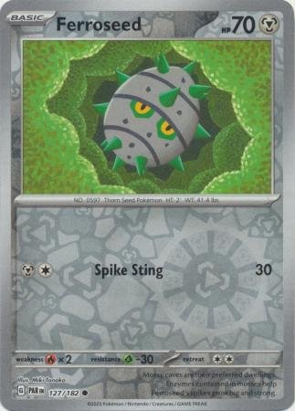 127/182 - Ferroseed - Common Reverse Holo