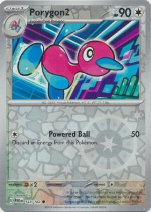 143/182 - Porygon2 - Common Reverse Holo