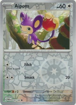 145/182 - Aipom - Common Reverse Holo