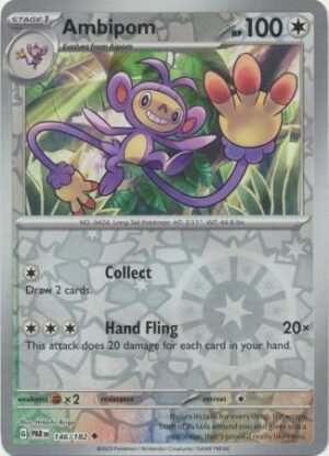 146/182 - Ambipom - Uncommon Reverse Holo