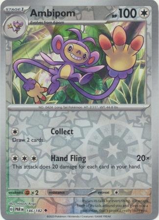 146/182 - Ambipom - Uncommon Reverse Holo