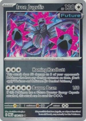 158/182 - Iron Jugulis - Holo Rare Reverse Holo