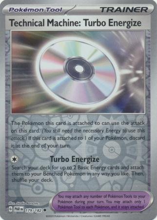 179/182 - Technical Machine: Turbo Energize - Uncommon Reverse Holo