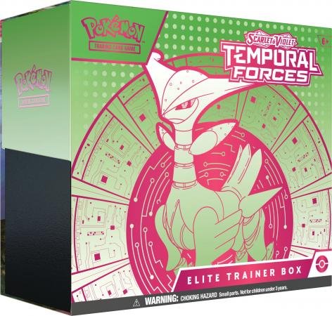 Scarlet & Violet: Temporal Forces Iron Leaves (Green) Elite Trainer Box (Pokemon)