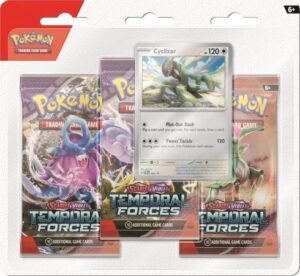 Scarlet & Violet: Temporal Forces 3 Pack Blister with Cyclizar Promo (Pokemon)