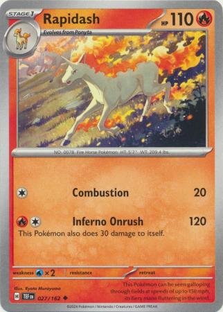 027/162 - Rapidash - Uncommon